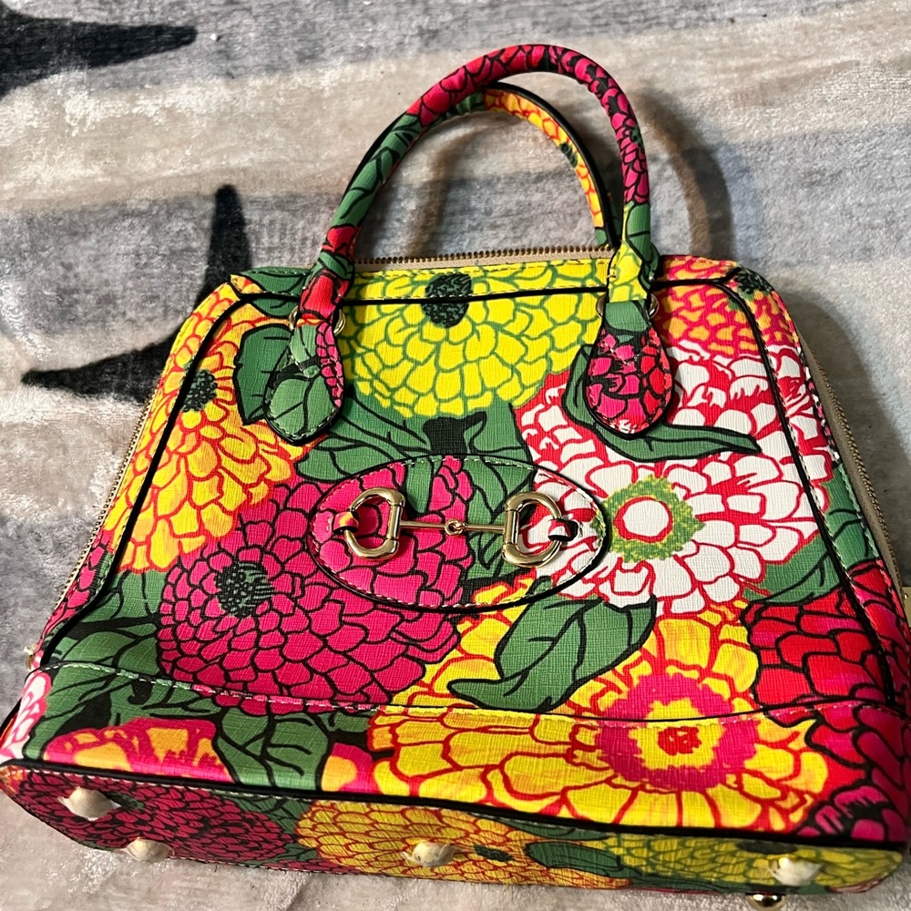 Floral Multicolor Handbag